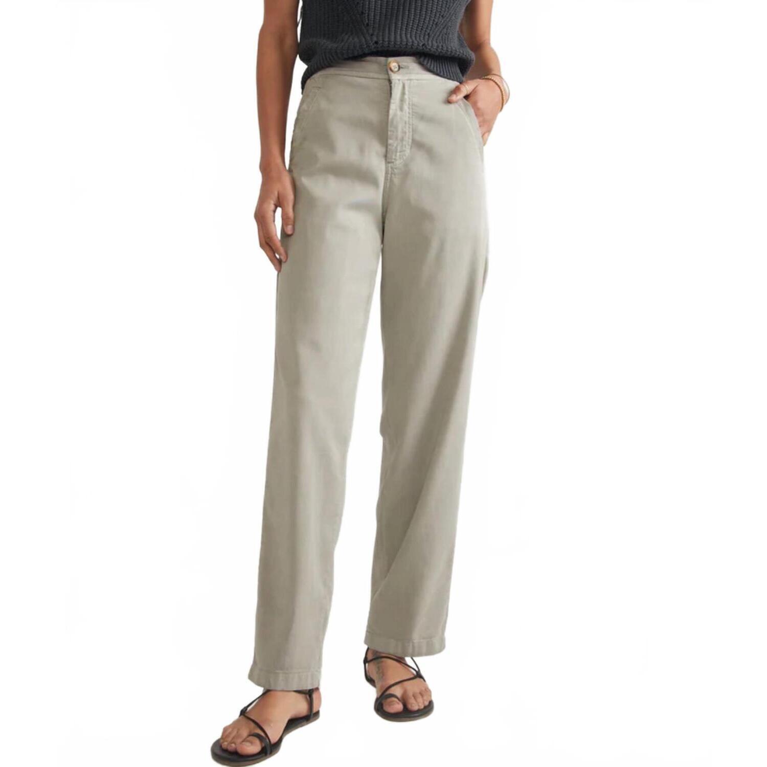 New Marine Layer Jackie Saturday Pant In Faded Olive